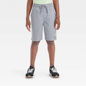 Boys' Minecraft Woven Shorts - Gray - 1 of 4