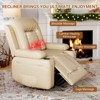PU Leather Power Lift Recliner Chair, Adjustable Recliner, Ergonomic Single Sofa, for Living Room - 4 of 4