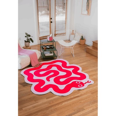 Lany Space Johann Banta Spiral Snake Design Rug