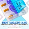 MEDca Weekly Pill Organizer, Twice-a-Day, 1 Organizer Extra Large - 2 of 4