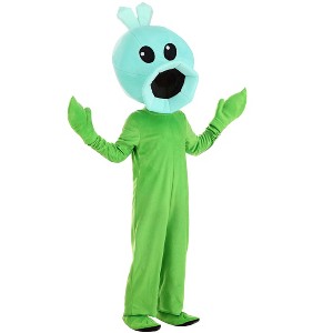 HalloweenCostumes.com 4T   Plants Vs Zombies Toddler Snow Pea Costume Jumpsuit., Green/Green - 1 of 4