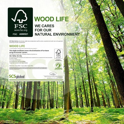 TREE FORK FSC-Certified Natural Weru Wood Kitchen Utensils for Cooking, Sturdy Lightweight Heat Resistant Big Spatula — фото 3