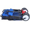 Lyngins Heavy-Duty Collapsible Wagon, Waterproof Wagons Carts Foldable with Front Wheel Brakes & Cup Holders, Wagon for Kids & Grocery Hauling - 4 of 4