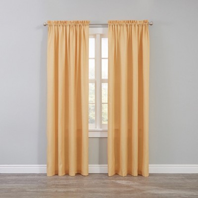 BrylaneHome BH Studio Microfiber Rod-Pocket Panel