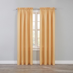 BrylaneHome BH Studio Microfiber Rod-Pocket Panel - 1 of 4