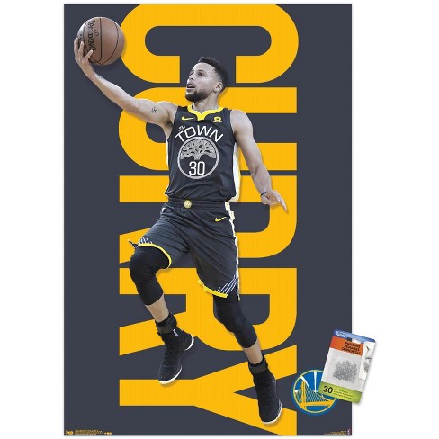 Trends International NBA Golden State Warriors - 2022 NBA Finals Champions  Unframed Wall Poster Print Black Clip Bundle 22.375 x 34