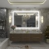 Apmir Super Bright Front & Back LED Lighted Anti-Fog Aluminum Alloy Framed Tempered Glass Bathroom/Vanity Mirror with ETL & 3-Year Warranty - 2 of 4