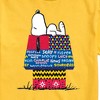 Men's - Peanuts - Snoopy Patchwork Doghouse Short Sleeve Graphic T-Shirt - 2 of 4