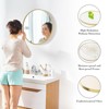 24 Inch Gold Bathroom Mirror, Modern Round Wall Mirror with Anti-Shatter Glass, Gold - 4 of 4