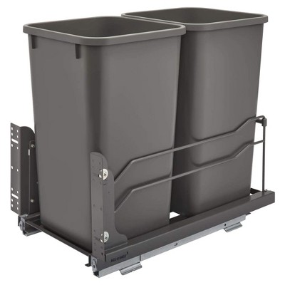 Rev-a-shelf Double Pull-out Trash Can For Under Kitchen Cabinets 27 