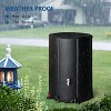 VINGLI Upgraded 100 Gallon Collapsible Rain Barrel, Portable Water Storage Collection System with Filter Spigot Overflow Kit Black - 2 of 4