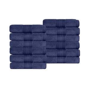 Luxury Cotton Heavyweight Solid Plush Towel Set by Blue Nile Mills - 1 of 4