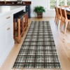 Plaid Washable Rug Area Rug for Bedroom Modern Living Room Rug Non Slip Tartan Large Area Rug Non Shedding Throw Rugs - 4 of 4