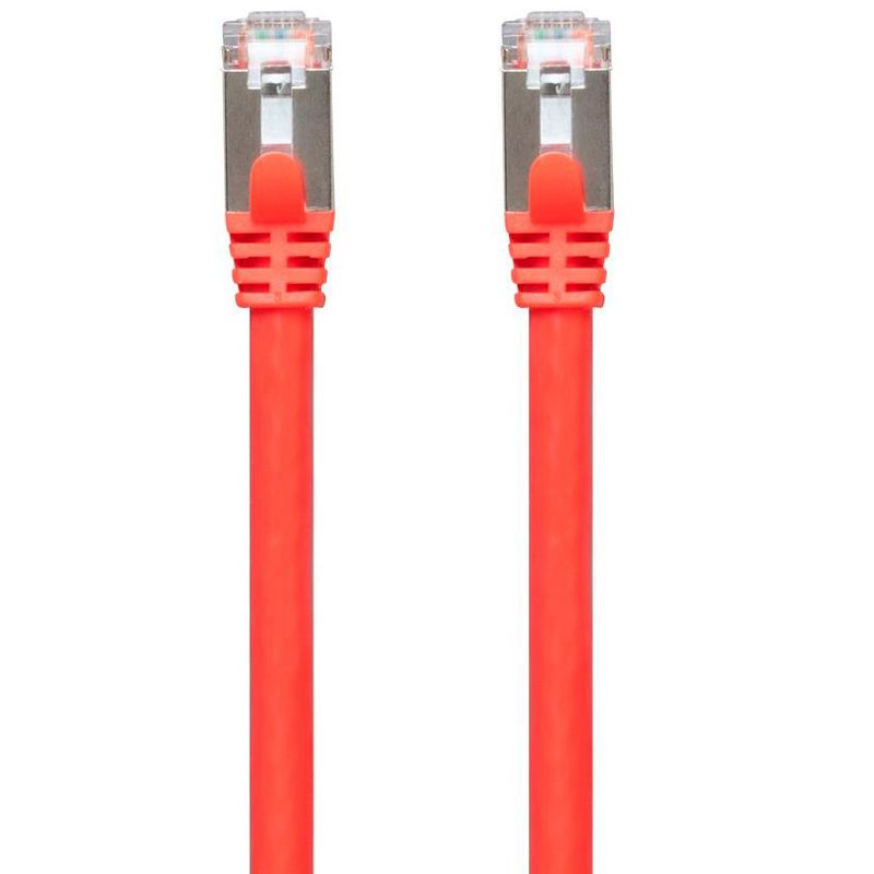 Monoprice Cat7 Ethernet Network Patch Cable - 5 Feet - Red | 26AWG, Shielded, (S/FTP) - Entegrade Series, 2 of 5