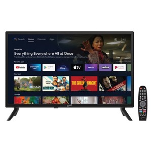Supersonic® 24-In. 1366 x 768 LED Smart Android™ HDTV, AC/DC Compatible, SC-2450GTV in Black - 1 of 4