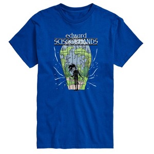 Edward Scissorhands  Short Sleeve Graphic T-Shirt - Royal Blue - 1X Big and Tall - 1 of 3