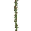 National Tree Company First Traditions Pre-Lit Christmas Evergeen Garland with Pinecones and Berries, Warm White LED Lights, Plug In, 6 ft - image 4 of 4