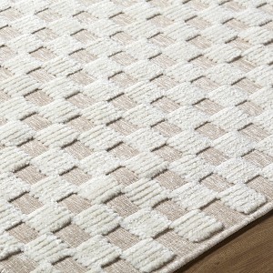 Hauteloom Anthea Light Gray Washable Area Rug - 1 of 4