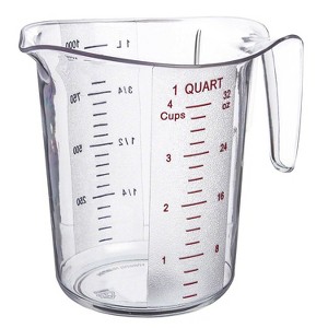 Update International 1 Quart Plastic Measuring Cup (76598) - 1 of 1