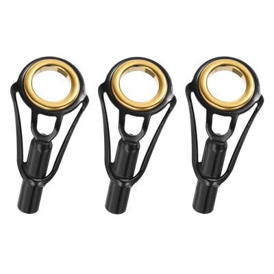 Unique Bargains Stainless Steel Ring Guide Fishing Rod Tip Repair Kits 3 Pcs