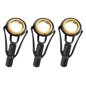 Unique Bargains Stainless Steel Ring Guide Fishing Rod Tip Repair Kits 3 Pcs - 1 of 4