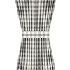 Kate Aurora Plaid Country Farmhouse French Door Curtain Panel With Matching Tieback - 3 of 4