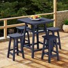 WestinTrends Malibu All Weather Hdpe Outdoor Patio Counter Height Dining Set (5-Piece) - 2 of 4