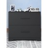 Okak Modern Storage Cabinet Dresser With 3 Drawers & 2 Doors,Sideboard Buffet Cabinet with Adjustable Shelf for Living Room,Diningroom,Kitchen - 2 of 4
