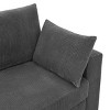 Racxily 79'' Loveseat Sofa - Comfy Couch Corduroy Love Seat Couch, 2-Seater Soft Sofa for Living Room - 4 of 4