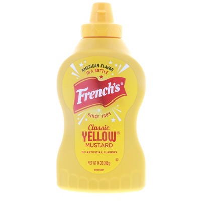 French's Classic Yellow Mustard, 14 oz (Pack of 3)