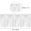 Unique Bargains PU Leather Suede Sewing Tassel Fringe Trim 2 Yards 12 Inch - 2 of 4