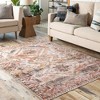 Mark & Day Wapello Washable Woven Indoor Area Rugs Burnt Orange - 2 of 4