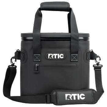 RTIC 15 Can Everyday Cooler, Soft Sided Portable Insulated, Black 