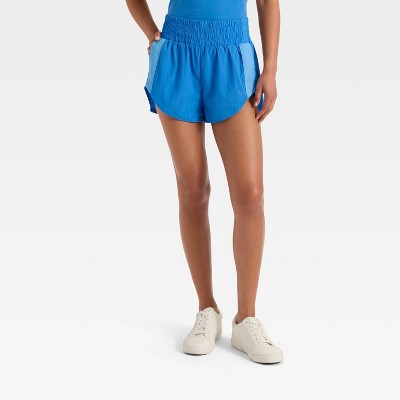 Women's Woven High-Rise Contrast Shorts - JoyLab™