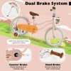 Infans 18" Kids Bike Toddler Bicycle w/Training Wheel Kickstand for 4-8 Years Old Pink - 4 of 4