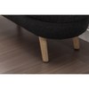 NicBex Storage Bench Velvet Fabric Accent Stools with Wood Legs for Bedroom and Entryway, Black - 2 of 4