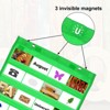 Unique Bargains Magnetic Wall Hanging Small Double-Sided Classroom Pocket Chart - 3 of 4