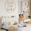 Bed Frame with Storage Fabric Upholstered Headboard, Upholstered Platform Bed with 2 Drawers and Bookcase, No Box Spring Needed,for Small Space - 4 of 4