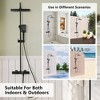 CASAINC 11.4"  Wall Mounted Shower System with Handheld Spray & Slide Bar - 4 of 4