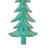Gallerie II Wooden Green Wash Carved Tree Ornament - 3 of 4