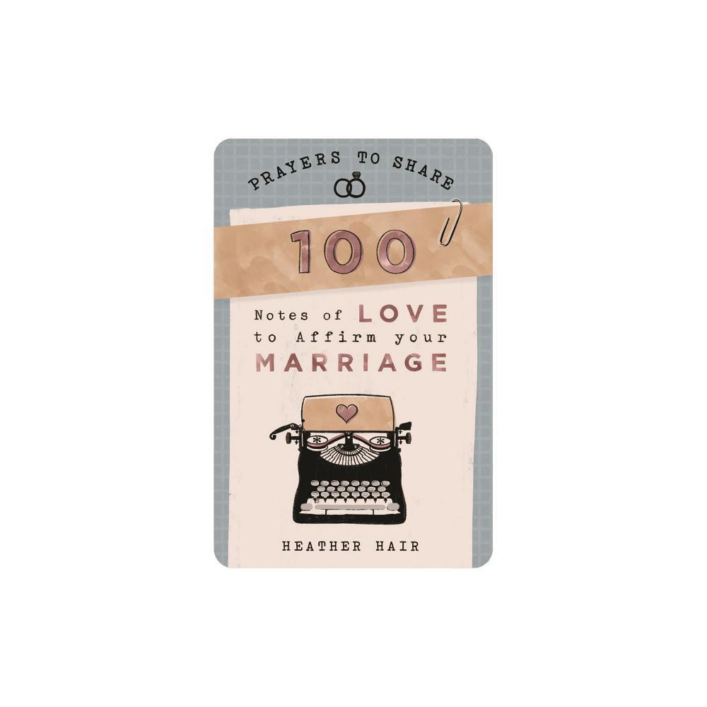 Prayers to Share - 100 Notes to Affirm Your Marriage - (Paperback)