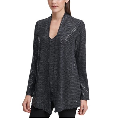 Calvin Klein Womens Layered Pullover Blouse