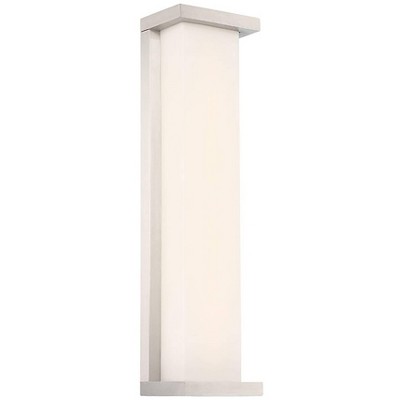 WAC Case 20" High  1-Light Stainless Steel Outdoor Wall Light