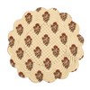 C&F Home 17" Dorothy Autumn Brown Cotton Placemat - Quilted Paisley - 3 of 4