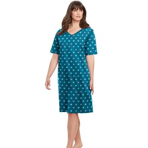 Dreams & Co. Print Sleepshirt - 1 of 4