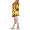 HAPPY BAY Women's Swimsuit Coverups for Women Swim Beach Dress Cover Ups for Swimwear Christmas Tree Cover up Bathing Suit 3X-4X Xmas Orange Santa - 4 of 4