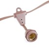 Novelty Lights Globe Outdoor String Lights with 100 suspended Sockets Suspended brown Wire 100 Feet - 4 of 4