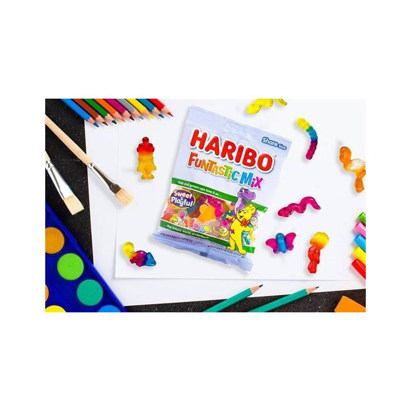 Haribo Funtastic Mix Gummy Candy - 8oz, 3 of 4