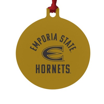 Emporia State University Hornets Aluminum Holiday Christmas Tree Ornament