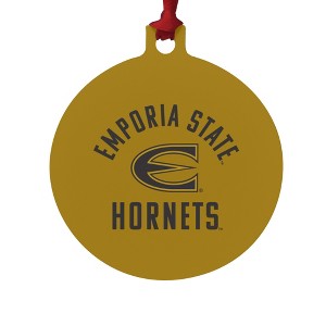 Emporia State University Hornets Aluminum Holiday Christmas Tree Ornament - 1 of 4